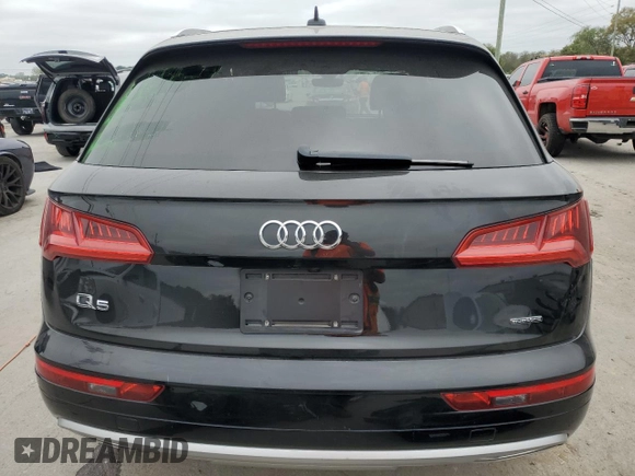 2019 Audi Q5 Premium with VIN WA1ANAFY6K2125353, listed as a Copart auction lot 44098445 with 103,860 mi miles and Salvage title. Bid and sale history available at DreamBid. Image 6.