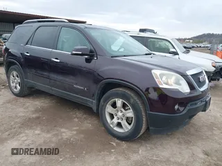2008 GMC Acadia SLT2 with VIN 1GKER33778J260475, listed as a IAAI auction lot 41585569 with 202,438 mi miles. Bid and sale history available at carsss.com. Image 1.