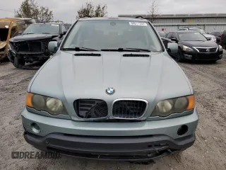 2002 BMW X5 3.0i with VIN 5UXFA53572LP44156, listed as a Copart auction lot 80611304 with 0 mi miles and Salvage Title. Bid and sale history available at carsss.com. Image 5.