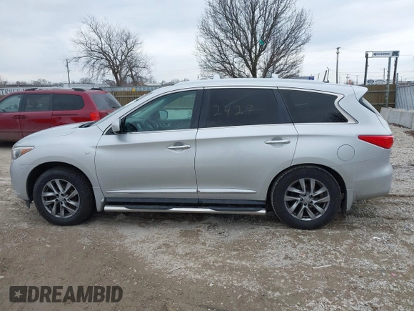 2014 Infiniti QX60 with VIN 5N1AL0MM1EC542752, listed as a IAAI auction lot 41682429 with 134,712 mi miles. Bid and sale history available at carsss.com. Image 14.
