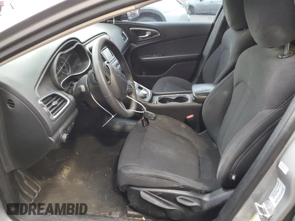 2015 Chrysler 200 Limited with VIN 1C3CCCAB6FN748483, listed as a Copart auction lot 56066135 with 142,359 mi miles and Salvage title. Bid and sale history available at DreamBid. Image 7.