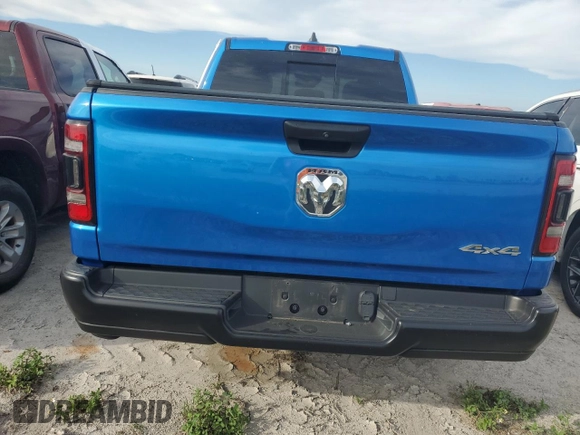 2023 Ram 1500 Tradesman with VIN 1C6RRFCG6PN600616, listed as a Copart auction lot 75331334 with Not provided miles and Salvage title. Bid and sale history available at DreamBid. Image 6.