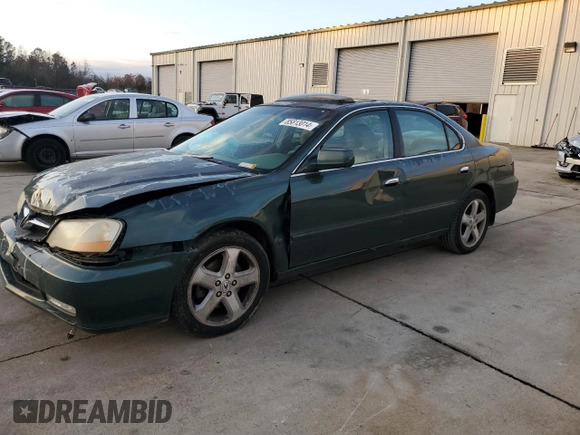 2003 Acura TL Type S with VIN 19UUA56873A069292, listed as a Copart auction lot 85813014 with 197,498 mi miles and Salvage Title. Bid and sale history available at carsss.com. Image 1.
