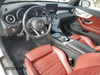 2017 Mercedes-Benz C 300 with VIN WDDWK4JB6HF520973, listed as a Copart auction lot 85326424 with 34,825 mi miles and Salvage Title. Bid and sale history available at DreamBid. Image 8.