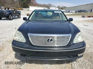2005 Lexus LS 430 with VIN JTHBN36F755027678, listed as a Copart auction lot 48911105 with 222,379 mi miles and Salvage Title. Bid and sale history available at carsss.com. Image 5.