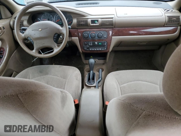 2001 Chrysler Sebring with VIN 1C3EL46U21N529263, listed as a Copart auction lot 82156584 with 57,895 mi miles and Clean Title. Bid and sale history available at DreamBid. Image 8.