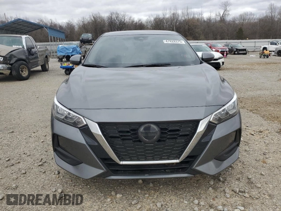 2022 Nissan Sentra S with VIN 3N1AB8BV7NY281834, listed as a Copart auction lot 47828375 with 45,484 mi miles and Salvage Title. Bid and sale history available at carsss.com. Image 5.
