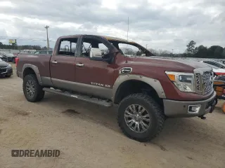 2016 Nissan Titan Pro-4X with VIN 1N6BA1F44GN509914, listed as a Copart auction lot 44417905 with Not provided miles and Salvage title. Bid and sale history available at DreamBid. Image 4.