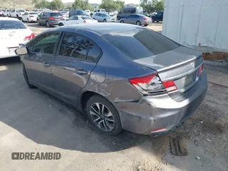 2014 Honda Civic Sedan EX with VIN 19XFB2F80EE268591, listed as a IAAI auction lot 41914223 with 1 mi miles. Bid and sale history available at carsss.com. Image 3.