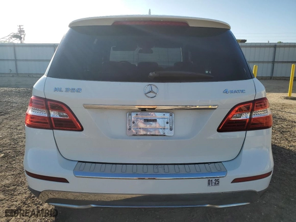 2012 Mercedes-Benz M-Class ML 350 with VIN 4JGDA5HB1CA005140, listed as a Copart auction lot 45345475 with 77,085 mi miles and Clean Title. Bid and sale history available at carsss.com. Image 6.