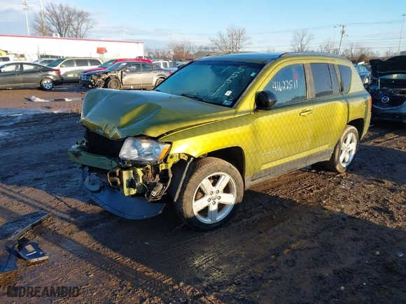 2012 Jeep Compass Limited with VIN 1C4NJCCB0CD555111, listed as a IAAI auction lot 41622511 with 156,591 mi miles. Bid and sale history available at carsss.com. Image 2.