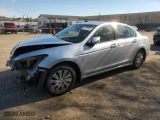 2011 Honda Accord Sdn LX with VIN 1HGCP2F39BA040629, listed as a Copart auction lot 47177445 with 206,576 mi miles and Salvage Title. Bid and sale history available at carsss.com. Image 1.