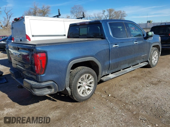 2020 GMC Sierra 1500 Denali with VIN 1GTU9FEL4LZ271818, listed as a IAAI auction lot 40807636 with 53,007 mi miles and . Bid and sale history available at DreamBid. Image 4.