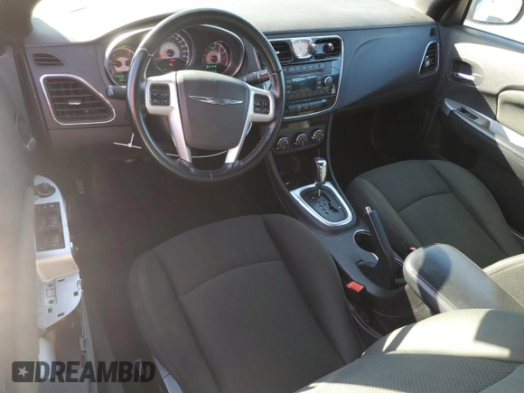 2012 Chrysler 200 Touring with VIN 1C3BCBEB9CN116072, listed as a Copart auction lot 52455665 with 76,808 mi miles and Salvage Title. Bid and sale history available at DreamBid. Image 8.
