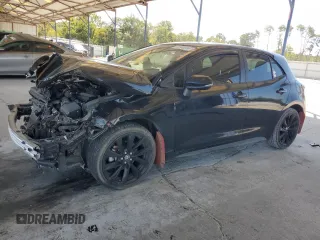 2021 Toyota Corolla Hatchback SE with VIN JTND4MBE6M3112792, listed as a Copart auction lot 70100224 with 97,818 mi miles and Salvage Title. Bid and sale history available at carsss.com. Image 1.