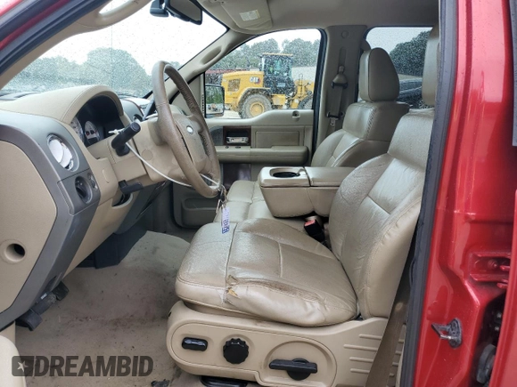2007 Ford F-150 XLT with VIN 1FTPW12V77FA68590, listed as a Copart auction lot 56565435 with 196,268 mi miles and Salvage title. Bid and sale history available at DreamBid. Image 7.