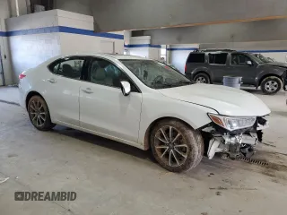 2019 Acura TLX with VIN 19UUB2F30KA000619, listed as a Copart auction lot 45849735 with 0 mi miles and Salvage Title. Bid and sale history available at carsss.com. Image 4.