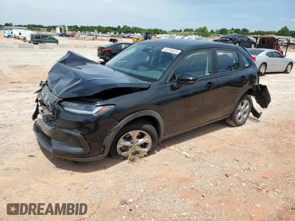 2023 Honda HR-V LX with VIN 3CZRZ2H38PM702334, listed as a Copart auction lot 60760625 with 53,149 mi miles and Salvage title. Bid and sale history available at DreamBid. Image 1.