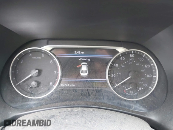 2021 Nissan Sentra SV with VIN 3N1AB8CV8MY317883, listed as a IAAI auction lot 39277863 with 80,703 mi miles. Bid and sale history available at carsss.com. Image 7.