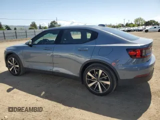 2022 Polestar 2 with VIN LPSED3KA3NL078210, listed as a Copart auction lot 51869455 with 22,417 mi miles and Salvage Title. Bid and sale history available at carsss.com. Image 2.