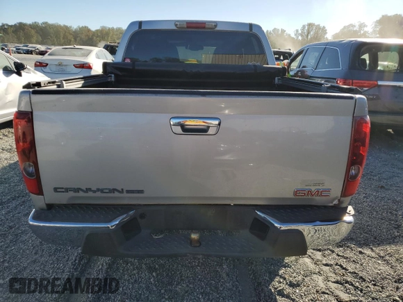 2010 GMC Canyon SLE1 with VIN 1GTDSCD96A8130549, listed as a Copart auction lot 75766794 with 221,772 mi miles and Clean Title. Bid and sale history available at carsss.com. Image 6.