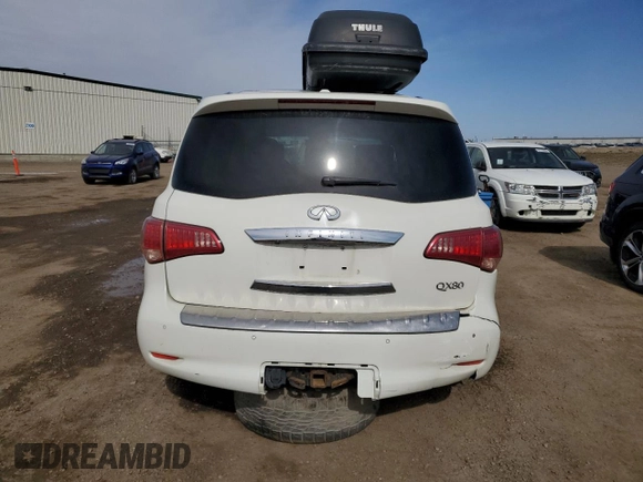 2015 Infiniti QX80 with VIN JN8AZ2NC6F9371858, listed as a Copart auction lot 51771265 with 200,954 mi miles and Salvage Title. Bid and sale history available at carsss.com. Image 6.