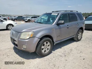 2008 Mercury Mariner z VIN 4M2CU81168KJ12240, wystawiony jako Copart lot #57381845 z przebiegiem 184 119 mil mil oraz Szkoda całkowita • Salvage title. Historia ofert i sprzedaży dostępna na DreamBid. Obrazek 1.
