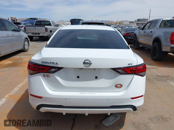 2020 Nissan Sentra SV with VIN 3N1AB8CV3LY228477, listed as a IAAI auction lot 41879199 with 70,304 mi miles. Bid and sale history available at carsss.com. Image 16.