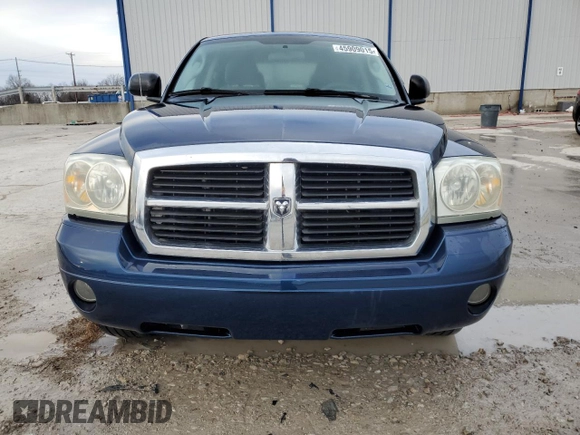 2006 Dodge Dakota SLT with VIN 1D7HW48K66S536209, listed as a Copart auction lot 45909015 with 117,531 mi miles and Salvage Title. Bid and sale history available at carsss.com. Image 5.
