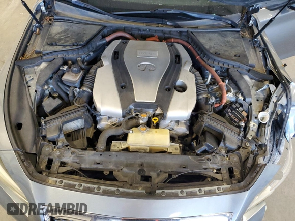 2014 Infiniti Q50 Hybrid Sport with VIN JN1AV7AP2EM690640, listed as a Copart auction lot 46405715 with 230,507 mi miles and Salvage Title. Bid and sale history available at carsss.com. Image 11.