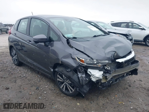 2018 Honda Fit EX-L with VIN 3HGGK5H90JM723470, listed as a IAAI auction lot 41289334 with 27,499 mi miles. Bid and sale history available at carsss.com. Image 1.