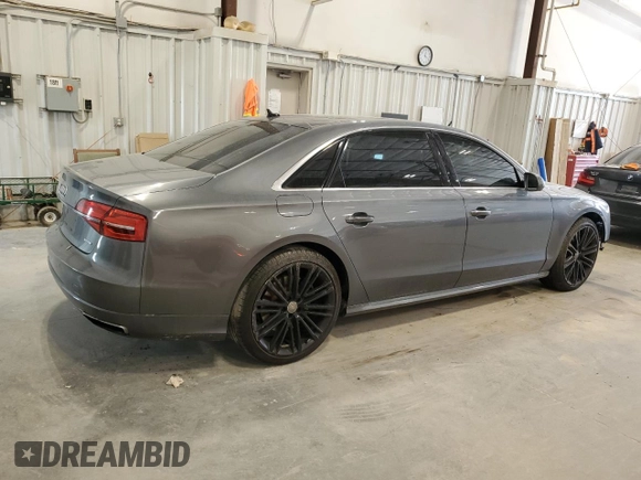 2017 Audi A8 with VIN WAU44AFDXHN009967, listed as a Copart auction lot 60536285 with 103,759 mi miles and Clean title. Bid and sale history available at DreamBid. Image 3.