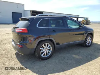 2016 Jeep Cherokee Limited with VIN 1C4PJLDB9GW207115, listed as a Copart auction lot 60512885 with 97,583 mi miles and Salvage title. Bid and sale history available at DreamBid. Image 3.