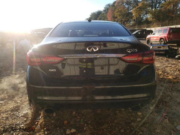 2018 Infiniti Q50 3.0t SPORT with VIN JN1EV7AR1JM444191, listed as a Copart auction lot 82993554 with NaN miles and Salvage Title. Bid and sale history available at carsss.com. Image 6.