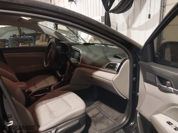 2018 Hyundai Elantra Value Edition with VIN KMHD84LF9JU545086, listed as a IAAI auction lot 41623845 with 128,973 mi miles. Bid and sale history available at carsss.com. Image 5.