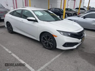 2019 Honda Civic Sedan Sport with VIN 2HGFC2F8XKH535296, listed as a IAAI auction lot 41775279 with 30,741 mi miles. Bid and sale history available at carsss.com. Image 1.
