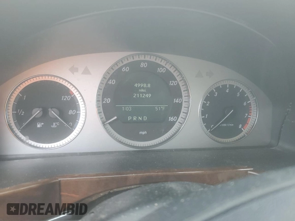 2012 Mercedes-Benz GLK 350 with VIN WDCGG5GBXCF733926, listed as a Copart auction lot 48519715 with 211,249 mi miles and Salvage Title. Bid and sale history available at DreamBid. Image 9.