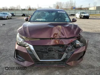 2020 Nissan Sentra SV with VIN 3N1AB8CV8LY313301, listed as a Copart auction lot 49721615 with 52,904 mi miles and Salvage Title. Bid and sale history available at carsss.com. Image 5.
