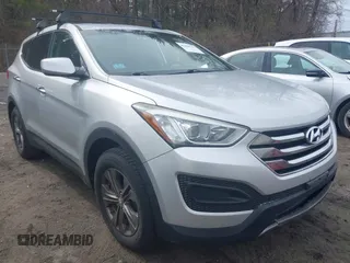 2013 Hyundai Santa Fe Sport with VIN 5XYZTDLB4DG078770, listed as a IAAI auction lot 42008394 with 119,858 mi miles. Bid and sale history available at carsss.com. Image 1.