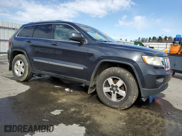 2013 Jeep Grand Cherokee Laredo with VIN 1C4RJFAG4DC505515, listed as a Copart auction lot 50211925 with 0 mi miles and Salvage Title. Bid and sale history available at carsss.com. Image 4.