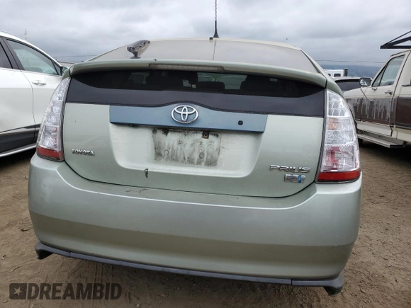 2007 Toyota Prius with VIN JTDKB20U373236295, listed as a Copart auction lot 53195625 with 262,298 mi miles and Salvage Title. Bid and sale history available at DreamBid. Image 6.