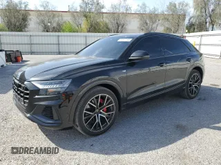 2023 Audi Q8 Prestige z VIN WA1FVBF13PD024555, wystawiony jako Copart lot #53572195 z przebiegiem 10 498 mil mil oraz Szkoda całkowita • Salvage title. Historia ofert i sprzedaży dostępna na DreamBid. Obrazek 1.