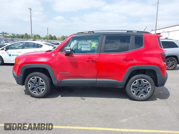 2015 Jeep Renegade Trailhawk with VIN ZACCJBCT7FPB80933, listed as a IAAI auction lot 42461878 with 138,803 mi miles and . Bid and sale history available at DreamBid. Image 14.