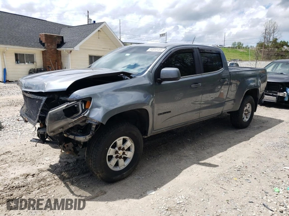 2019 Chevrolet Colorado 4WD Work Truck z VIN 1GCGTBEN6K1350977, wystawiony jako Copart lot #54855495 z przebiegiem 179 285 mil mil oraz Szkoda całkowita • Salvage title. Historia ofert i sprzedaży dostępna na DreamBid. Obrazek 1.