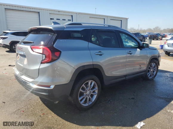 2023 GMC Terrain SLT with VIN 3GKALPEG0PL273175, listed as a Copart auction lot 48524875 with 33,842 mi miles and Salvage Title. Bid and sale history available at carsss.com. Image 3.