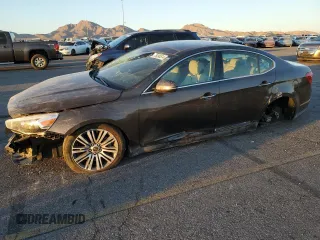 2014 Kia Cadenza Premium with VIN KNALN4D75E5129937, listed as a Copart auction lot 76095514 with 66,042 mi miles and Salvage Title. Bid and sale history available at carsss.com. Image 1.