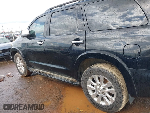 2008 Toyota Sequoia Platinum with VIN 5TDZY67A68S013121, listed as a IAAI auction lot 41789557 with 175,152 mi miles. Bid and sale history available at carsss.com. Image 14.