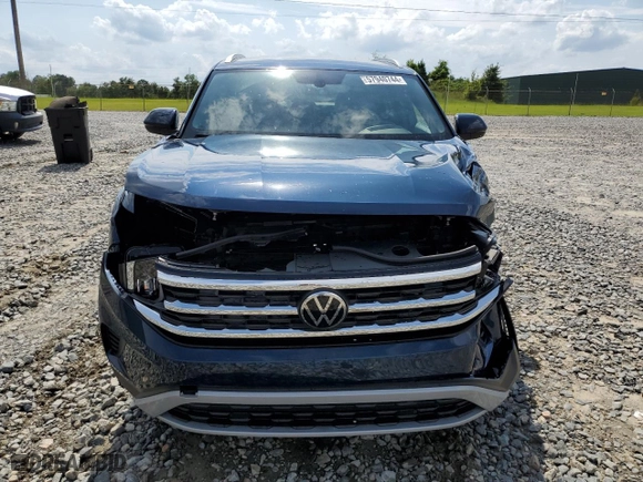 2023 Volkswagen Atlas Cross Sport 2.0T SE with VIN 1V2LC2CA0PC218015, listed as a Copart auction lot 57940744 with 18,021 mi miles and Salvage Title. Bid and sale history available at carsss.com. Image 5.
