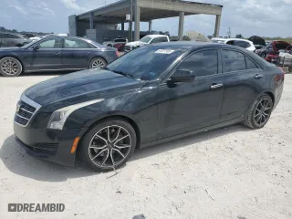 2017 Cadillac ATS Sedan RWD with VIN 1G6AA5RX8H0170927, listed as a Copart auction lot 51227995 with 55,694 mi miles and Salvage Title. Bid and sale history available at carsss.com. Image 1.