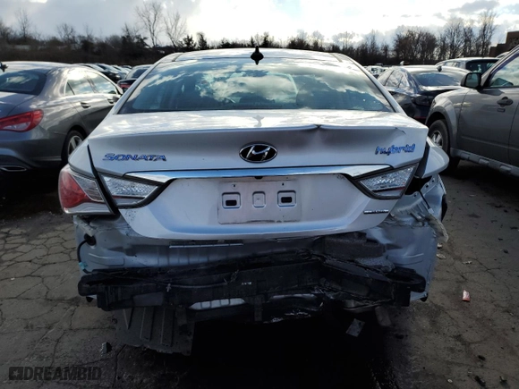 2014 Hyundai Sonata Hybrid Limited with VIN KMHEC4A48EA106005, listed as a Copart auction lot 86050224 with 155,467 mi miles and Salvage Title. Bid and sale history available at carsss.com. Image 6.